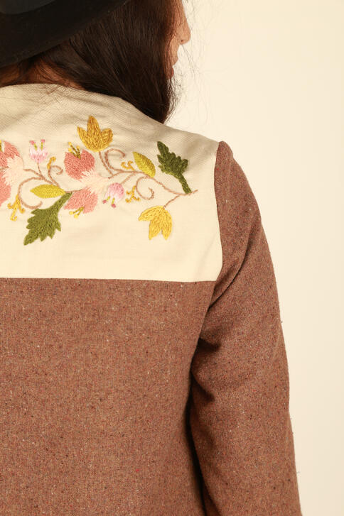 Wearable art, blooming on your back!